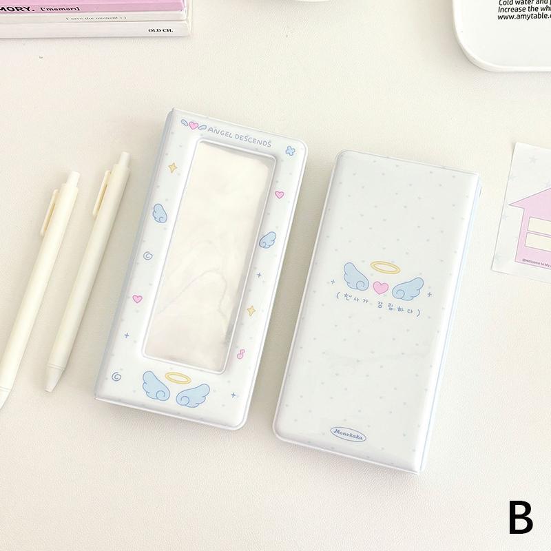 Album 4 Grid Card Holder Note Holder Cute Life 4 Cut Photo Collection Book Star Minimalist Sstyle Idol Photocard Storage
