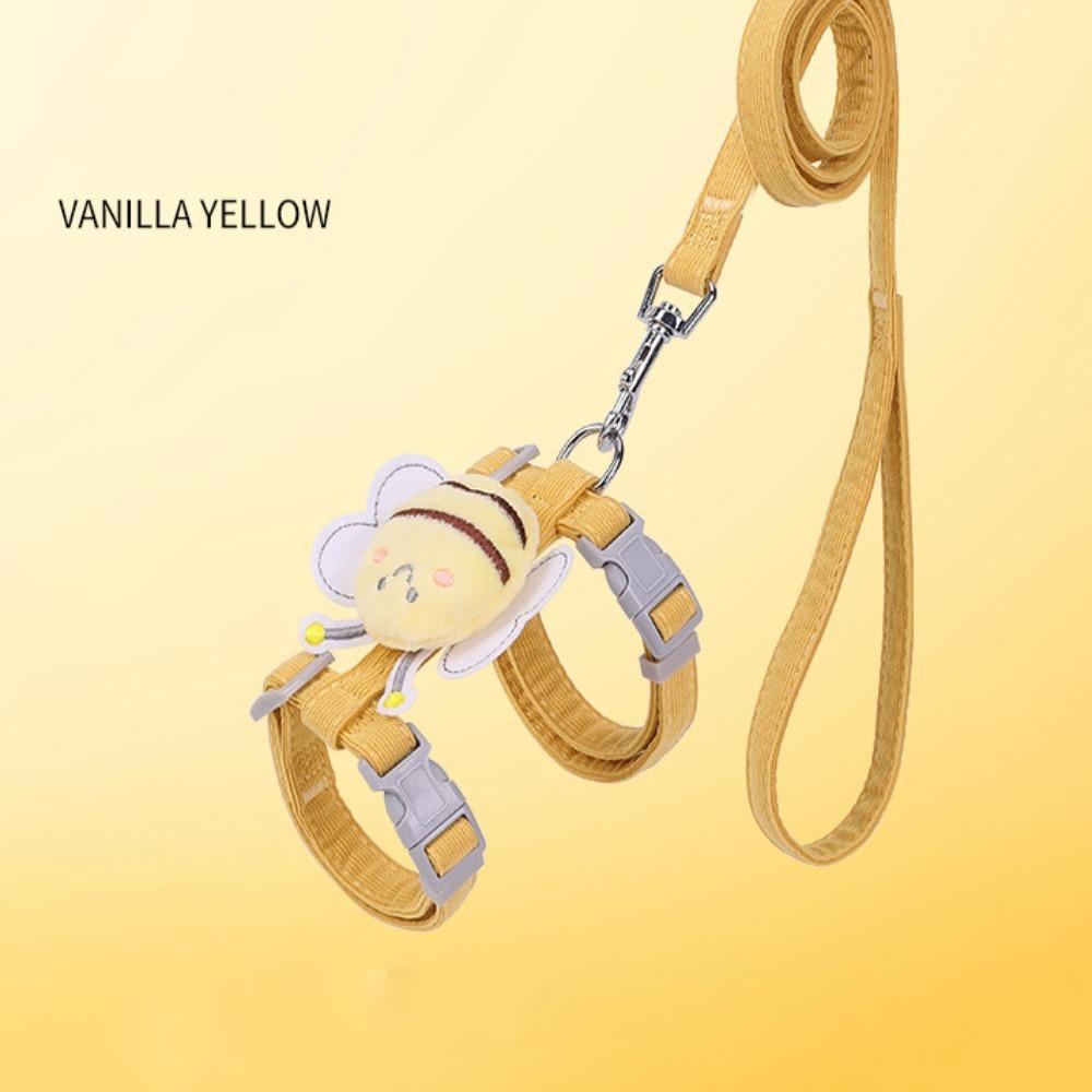 

Повідець для прогулянок, регульований нашийник для котів, дакронова мотузка для котів, міцний регульований ремінь для тварин M