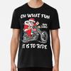 Biker Santa Motorcycle Fan Merry Christmas X S To 5XL Made In the AU/USA T-Shirt
