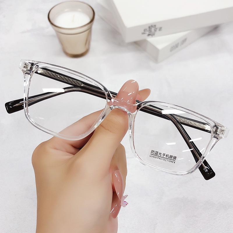 Korean Style Anti-Blue Light Spectacle Frames - Unisex, High-End & Versatile for Bare Face