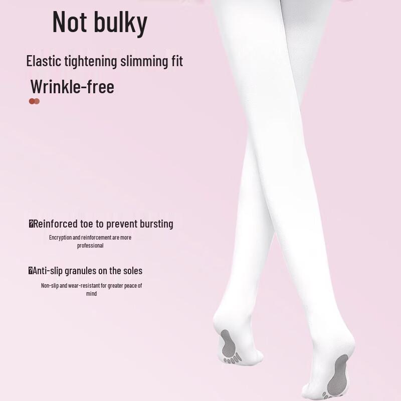 LANGSHA Girls' Professional Dance Tights (2-Pack)