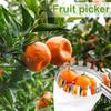 Metal Fruit Picker Orchard Gardening Apple Peach High Tree Picking Tools Fruit Catcher Collection Pouch Farm Garden Supplies