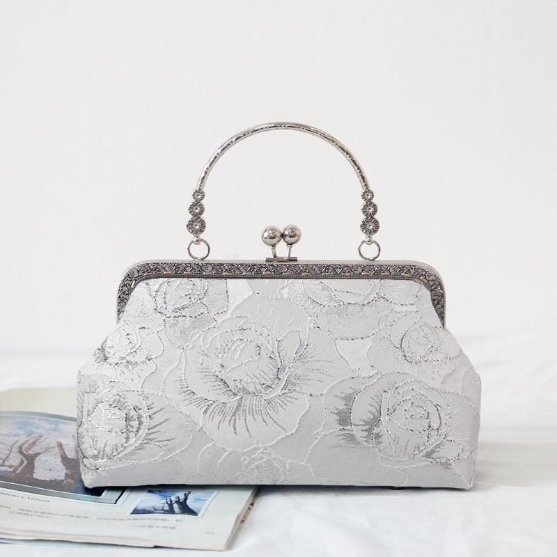 Short Style Handbag Material Kit - Handmade, Multiple Styles, Square Clasp Bag, Includes 20 Needles
