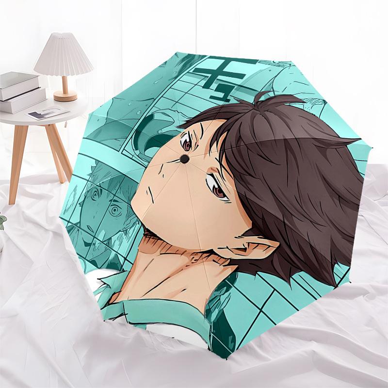 Anime, Manga Automatic Opening and Closing, 8 rib Structure Portable Umbrella, Suitable for Men and Women in All Seasons Perfect Gift for H