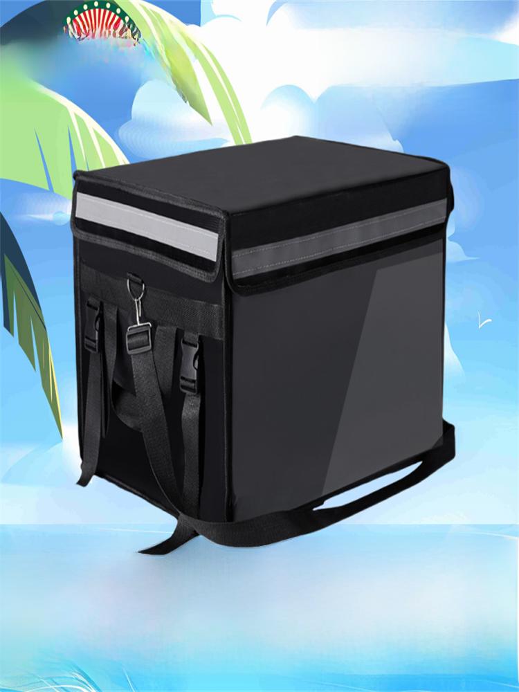 Schwarze Wasserdichte Lebensmittel-Liefer-Isolierbox Kleine Mittlere Große 30 45 62L Größen Lokale Lieferung Kühltasche Picknick BBQ Zubehör