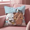 Cute B-BUBU DUDUS Cushion Cover Multi-Scene Pillow Cover for Home & Car - Reversible, Soft & Durable for Daily Use