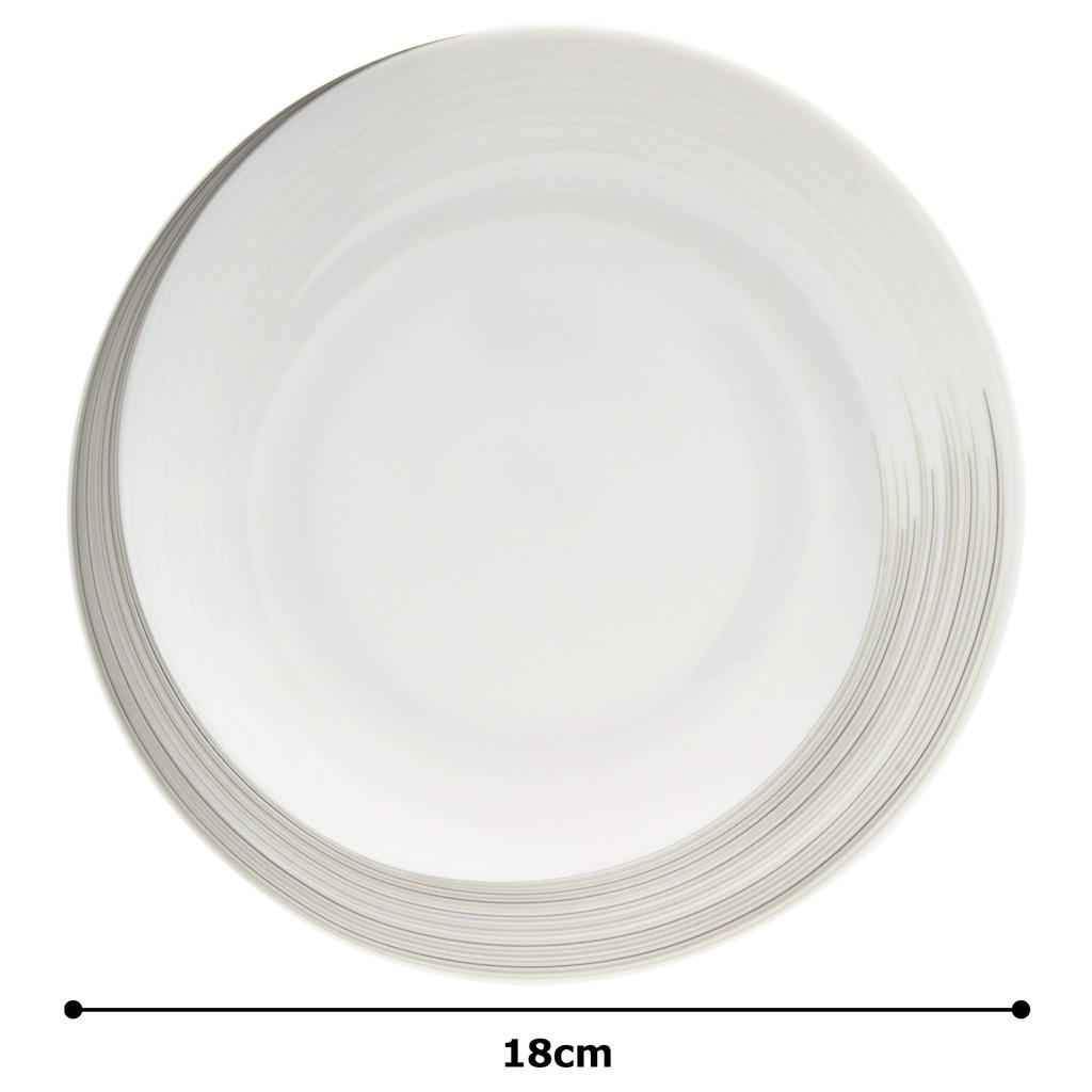 NARUMI Esprit Gray 18cm Cake Plate (51637-5245)