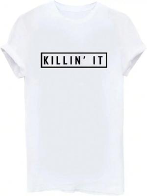 YITAN Women's Cute Juniors Tops Teen Girl Tee Funny T Shirt