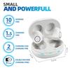 1 Pair Mini Rechargeable Smart Hearing Aids Invisible Digital Audiphone CIC Sound Voice Amplifier  Enhancer
