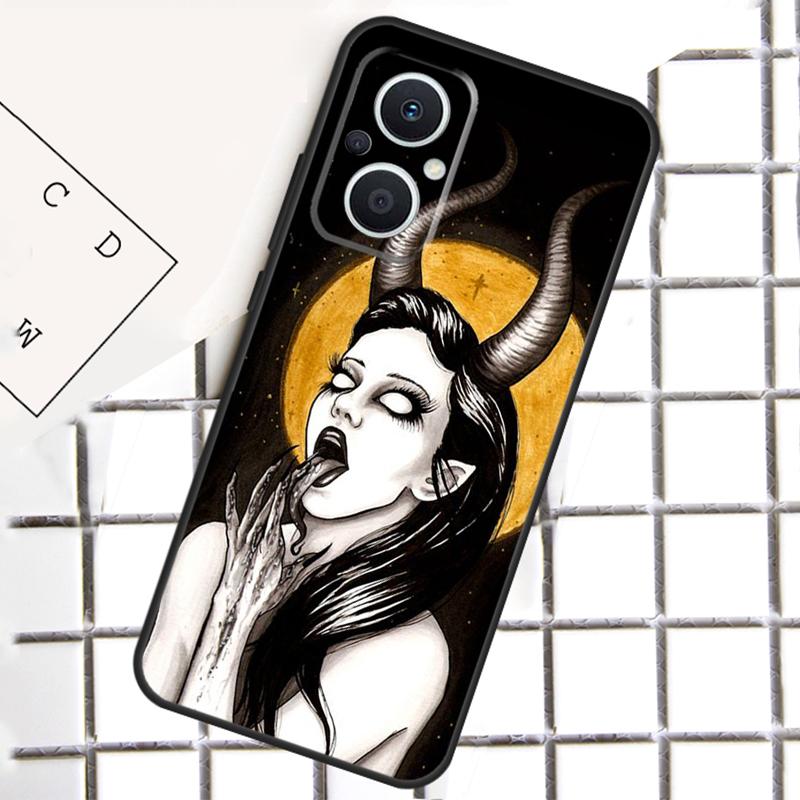 Devil Satan For OPPO Reno 13F 12F 14F 11F 10 11 12 13 14 Pro 8T 7 8 Lite OPPO Find X9 X8 X6 X5 Pro Case