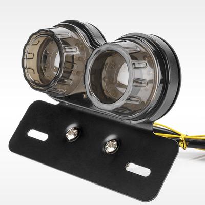 Universal Motorbike License Plate Led Integrated Tail Light Stop Light Lamp LED Brake Tail Lights With License Plate Lights