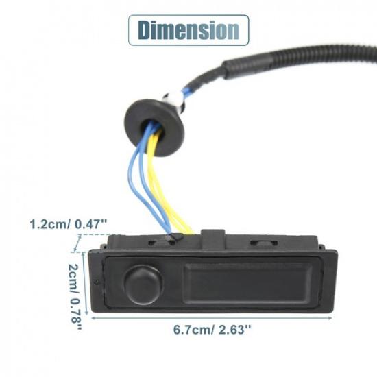 Pack of 1 for Nissan Pathfinder 2013- Rear Trunk Tailgate Rear Door Switch