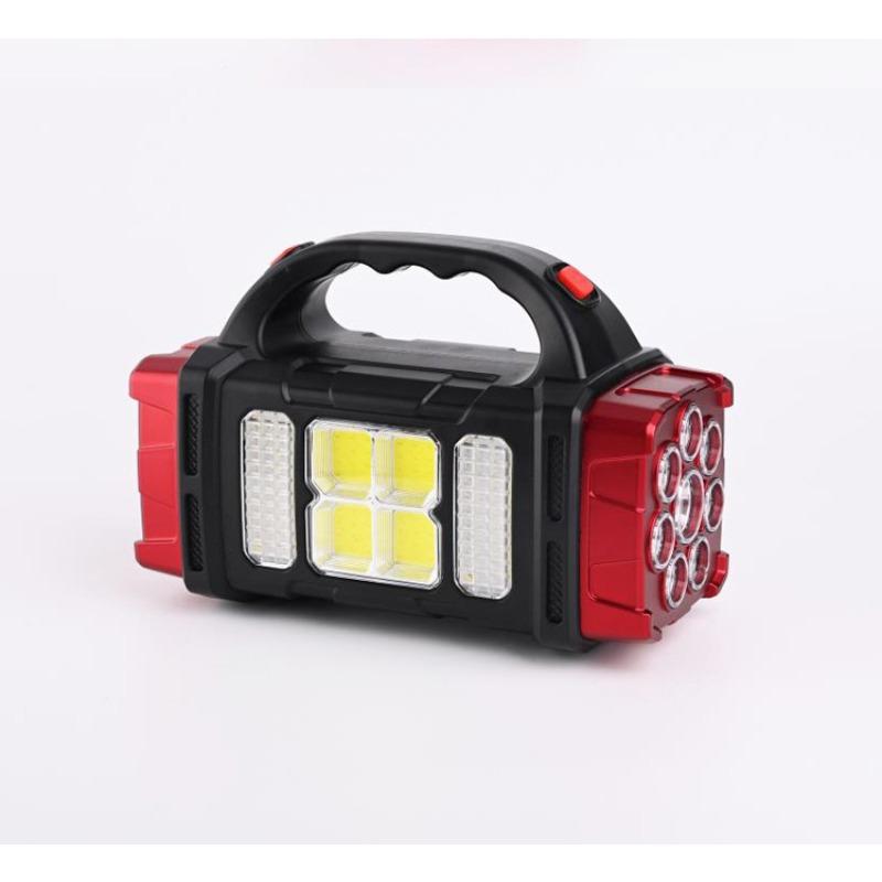 

Высокомощные светодиодные фонарики для кемпинга, рабочий фонарь, солнечная зарядка, 4 передачи, USB-аккумулятор, водонепроницаемый фонарь для улицы Large size - Red,1PC