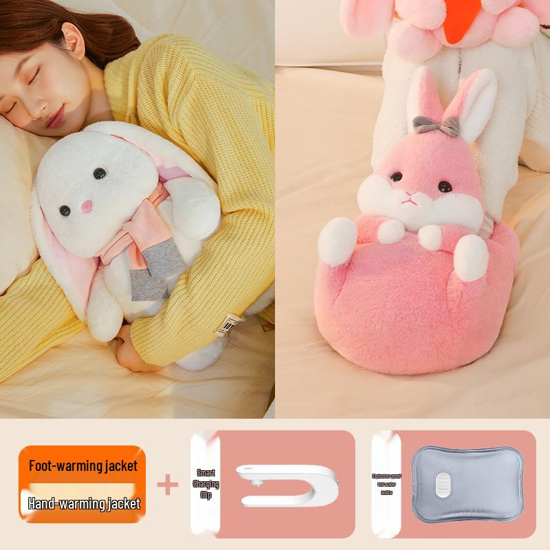 Electric Explosion-Proof Hot Water Bottle: Hand and Foot Warmer for Girls' Bed
