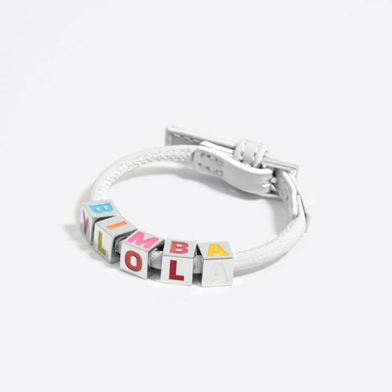 

BIMBA Y LOLA Ivory Multicolor Logo Dice Bracelet B245AIX007IVF IVORY_FREE