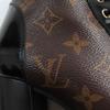 Excellent LOUIS VUITTON Ankle boots Lace Up Brown black Monogram canvas Women 35 Used