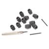 13pcs Double Sided Spot Weld Cutter Set 3/8 Inch Diameter Sheet Metal Hole Cutter  For Sheet Metal