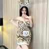 Shi Meisha: Sexy Underwear, Leopard Print Women's Suspenders, Sexy Uniform, Cute Zebra Suit, Hip Skirt, Free of Tiger Print