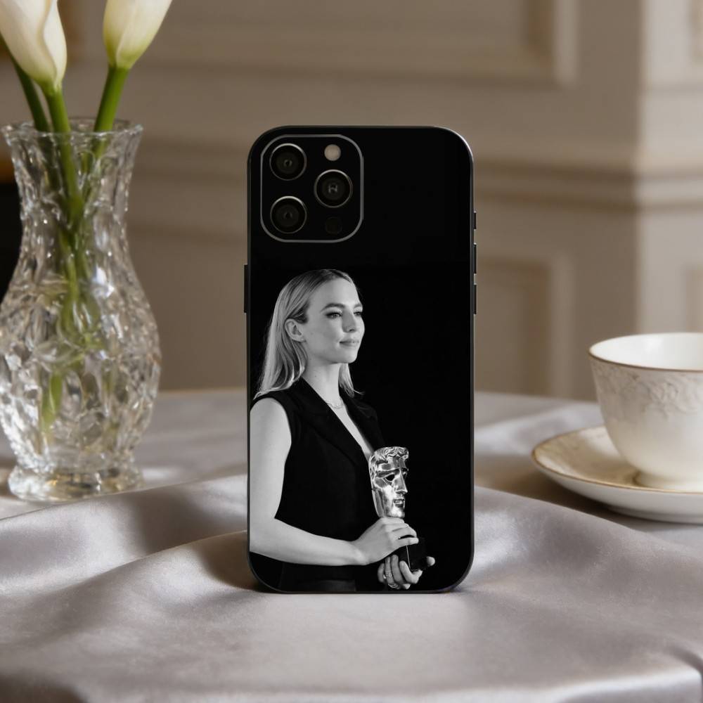 Charming J-Jodie C-Comer Actress Phone Case For iPhone 17pro, 16,15,14,13,12,11 X XR Plus,Others Soft Black Cover