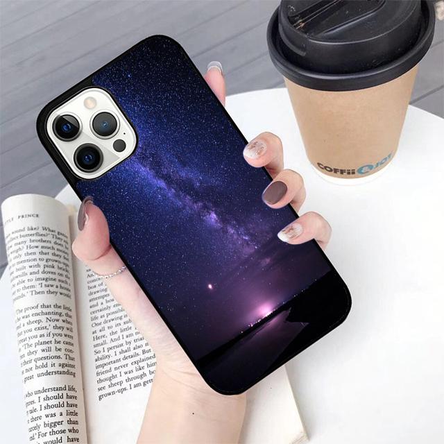 Autumu Night Galaxys Sky Stars Space Phone Case Cover for iPhone 17 Air 16 16e 15 12 11 13 14 Pro Max Apple Plus