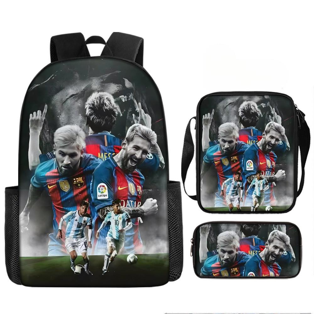 Elementary Students School Backpack Set Lightweight Oxford With Multiple Compartments For Afterschool Tutorage