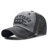 Unisex Distressed Embroidered Cotton Baseball Cap with Soft Brim for Sun Protection