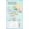 Creative Simple Solid Color Folding Mini Portable Hair Comb For Students