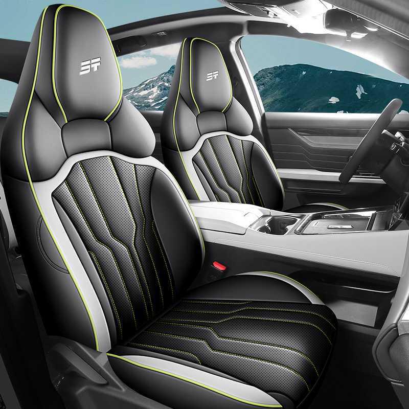 

Jietu ShanHai L6 All-Season Leather Car Seat Cover Cushion - Full Coverage. Half Back Row
