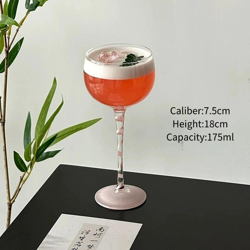 Japanischer Stil Handgefertigte Cocktailgläser Tassen Atmosphäre Weinglas Tasse Glas Pokal Turmgläser Weingläser Bar Küchenwerkzeug