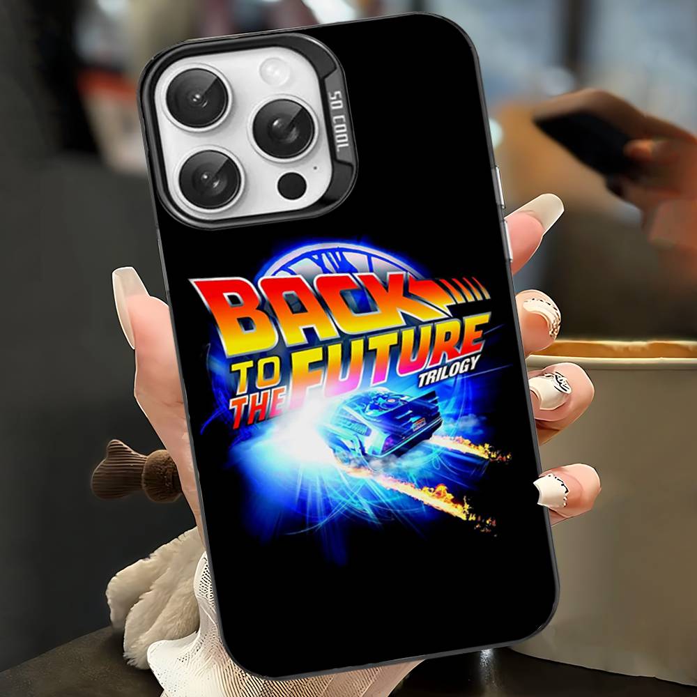 Back To The Future Phone Cases For IPhone 17 16 15 14 13 12 11 Plus Pro Max Pro Color Matte Cover