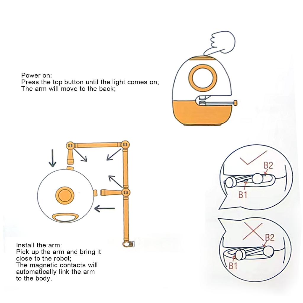 Learning Educational Robot Toys for Girls Boys Age 3-6 Interactive Talking Drawing Robot Teach Math Sight Words for Preschool Kindergarten Learning