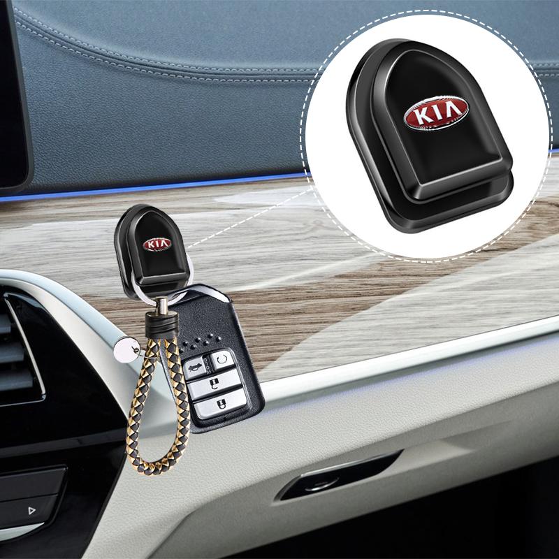 Car Hooks USB Cable Headphone Keychain Trunk Bag Invisible Hanger Fastener Clip for Kia Rio Ceed Sportage Cerato Soul Sorento nvhs30