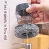 Brush Pot Tool, Press Type Automatic Liquid Addition, Wash Pot, Brush Household Kitchen Stove, Clean Without Damaging Pot Steel Wire Ball