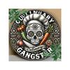 Vintage Metal Chef Skull Sign Wall Art Kitchen Decor