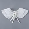 New Design Butterfly Embriodery False Collar for Womens  Shoulder Wraps Shawls Detachable Collar for Sweater Fake Collar