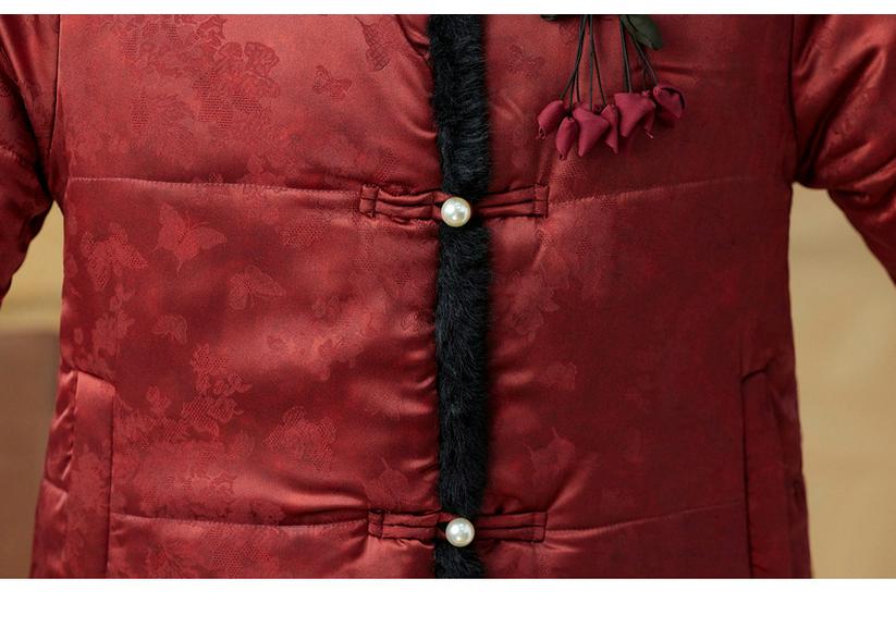 Fashionable Winter Short Cotton Jacket for Mothers 2025: Stylish Mid-Aged and Elderly Women's Plus Velvet Warm Clothing