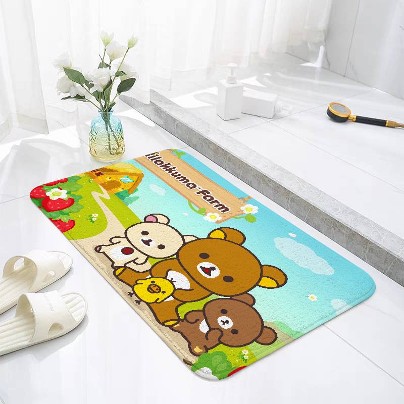 RilakkumaS Floor Mats Home Laundry Rug Carpet For Living Room Decor Lounge Area Anti-slip Foot Mat Entrance Doormat
