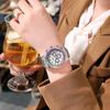 Stylish Rhinestone Luxury Quartz Unisex Wristwatch - Trendy Scale Timepiece