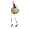 Big-eyed Chicken Creative Statue Craft Handicraft Long Feet Creative Sculptures Waterproof Perfect Gifts for Outdoor Indoor Yard