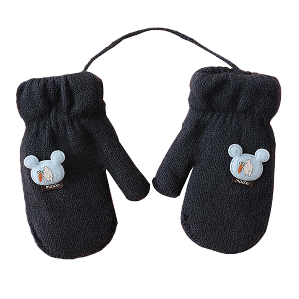 

eigenn Mittens with Thick Warm for Boys and Girls Ages Perfect for Playing in the Going to and Baby Available in 8 Cute Colors Children s Drawstring,