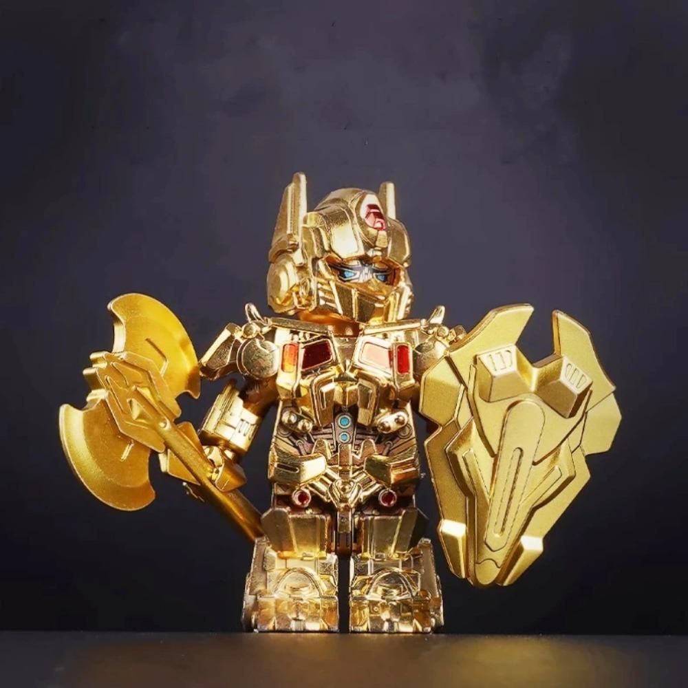 BRICK MAN Válečník z cihel Konvoj Stavebnice BRICKMAN Transform Robot Optimus Mini Akční figurka Hračky