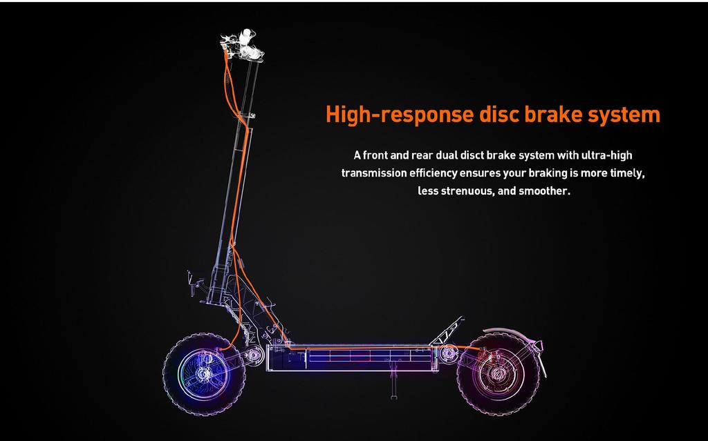 JOYOR S5 Pro (ABE) Electric Scooter 500W Motor, 48V 26Ah Battery, 10" Tire, 20km/h Speed Adults E-scooter