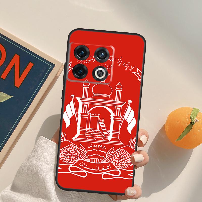 Flag of Afghanistan Case For OnePlus 13T 10T 10R 12R 13R 15 13 12 11 10 9 Pro Nord CE 5 2 3 4 Lite N20 N30 Cover