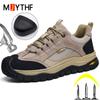 High quality Indestructible shoes Male Safety Shoes Anti-smash Anti puncture Working Sneakers Steel toe shoes Protection Boots