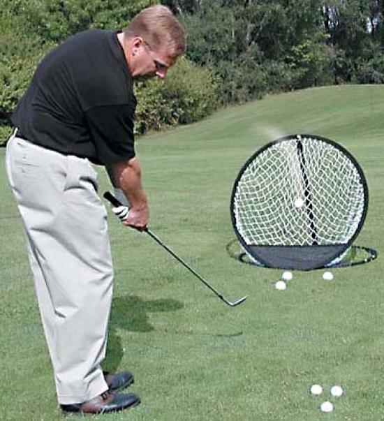 R-STYLE Approach Practice Golf Net, Foldable for Easy Transport, Set Includes Practice Balls (5 Golf Balls Included)