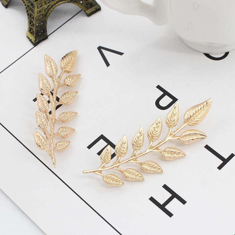 1pair Trendy Tree Leaf Brooch For Women Men Exquisite Leaves Female Brooches Collar Needle Party Jewelry Accessories Gifts