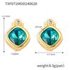 Chic Style Jewelry Set with Interchangeable Zircon - Unique Copper Design