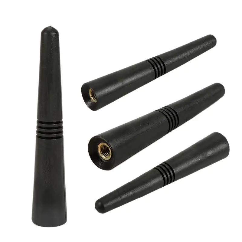 Universal Car Roof Antenna with Screws,Radio Strong Mount,FM,AM,DAB,Black,6.5cm Length,Mini,Short Vehicle Accessories