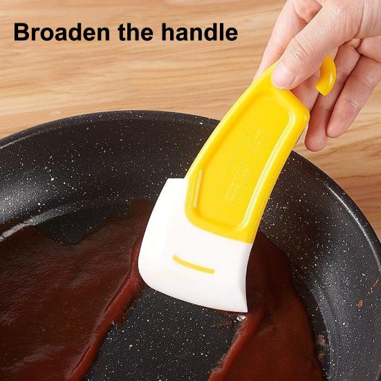 Silicone Pan Scraper Non-Stick Pot Pan Cleaning Tool for Cookware Flexible Scrapers
