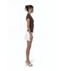 Kasiko Spangle Mini Skirt White